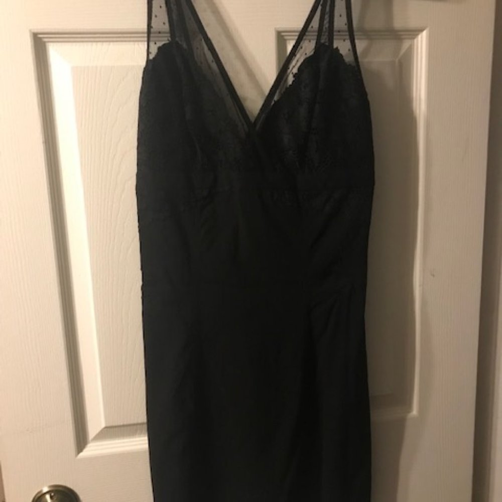 Black lace Free People dress (never worn)